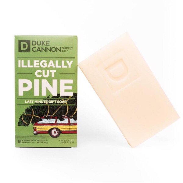 Fitnessfreak 10 oz Illegally Cut Pine Scent Soap Bar FI3306760 - main